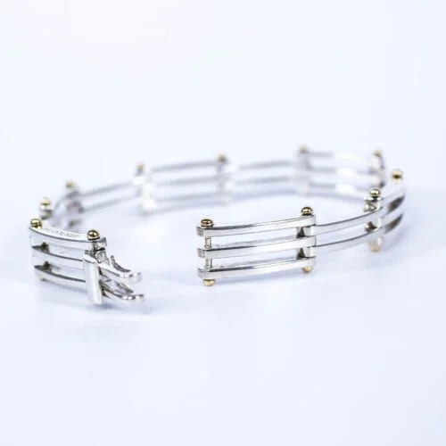 最終値下　Tiffany IDブレスレット　extra large size Tiffany & Co. Titanium Link 1837 ID Link Bracelet 8.5